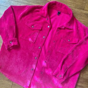 Pink Corduroy Jacket